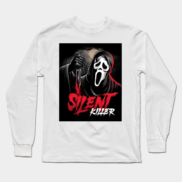 shhh Long Sleeve T-Shirt by terror machine std